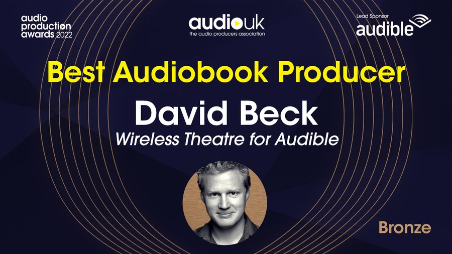 David Beck award winning audiobook producer